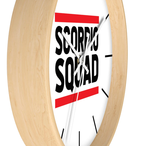Scorpio Squad Wall clock